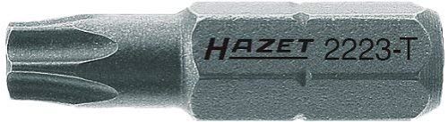 Hazet 2223-T15 Embout-tournevis hexagone massif 1/4'' torx intérieur Taille T 15 longueur 25 mm