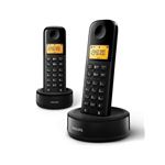 Philips D1602B - Snoerloze telefoon met nummerherkenning - DECT\GAP + extra handset
