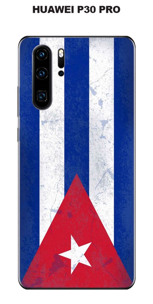 Coque Drapeau Cuba vintage pour Huawei P30 PRO