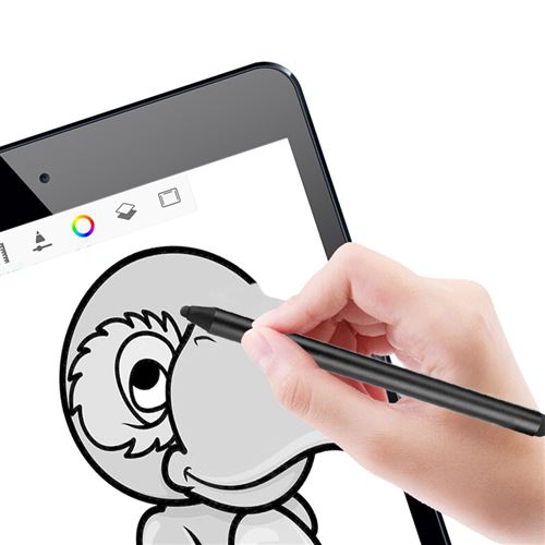 Stylet tactile capacitif pour Android - iOS - Windows - tablette de  téléphone ipadpenil (noir)