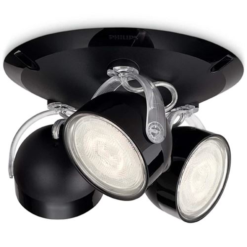 Spot Philips 532333016 - Spot Led Dyna 3 X 3 W Noir