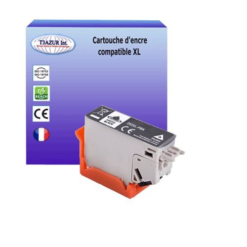 Cartouche Compatible avec Epson T02H1 / T02F1 (202XL) Photo Noire