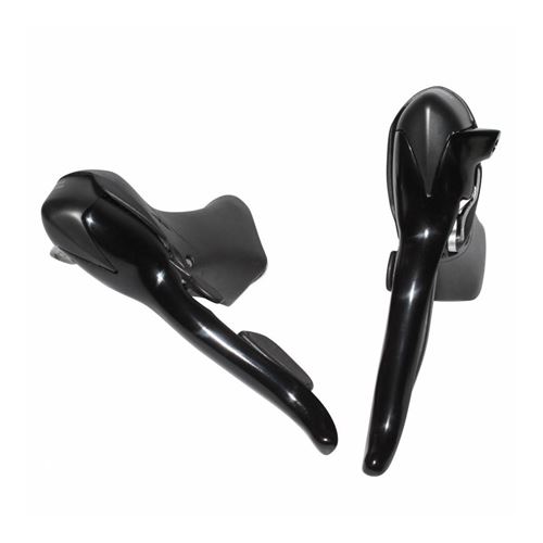 Microshift Unisex Noir Paire De Levier-Manette Route Double Alu Compatible Shimano - Image 3