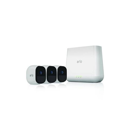 Pack de caméras de surveillance connectées Arlo Pro intérieure-extérieure Blanc