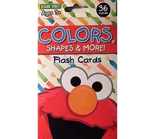 Sesame Street Colors, Shapes More Flash Cards 2015