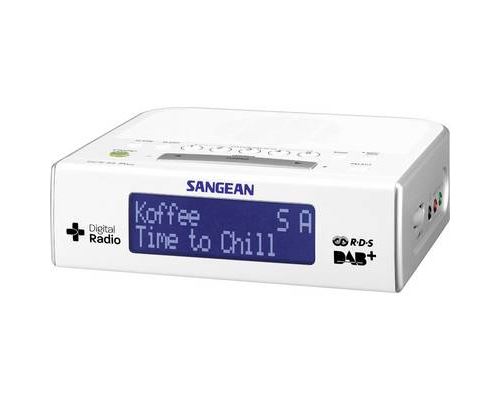 Sangean DCR-89+ Radiowecker DAB+, UKW AUX Weiß