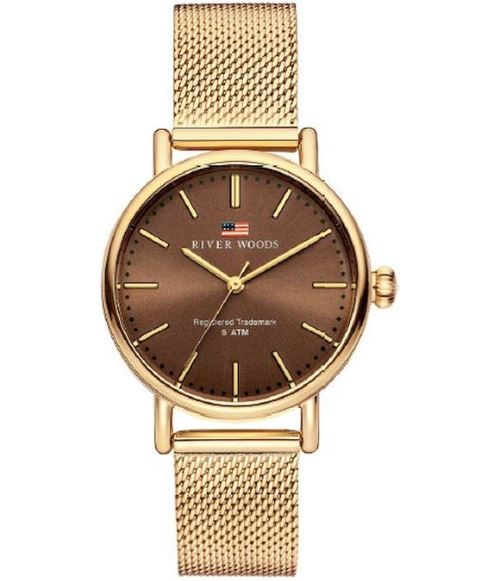 River Woods Montre Femme RW340015 Brun