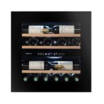 Cave à vin de service intégrable, double zone, 36 bouteilles