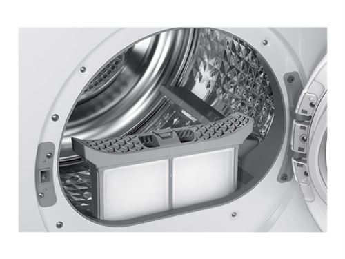 Samsung Serie 5000M DV80M5210IW - Sèche-linge - indépendant - largeur : 60 cm - profondeur : 64 cm - hauteur : 85 cm - chargement frontal - blanc