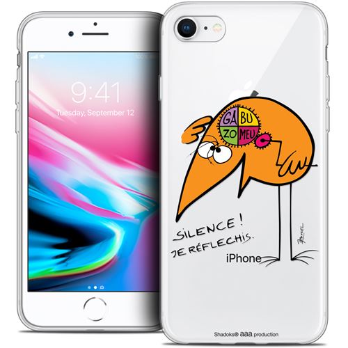 Coque Gel Apple iPhone 8 (4.7 ) Extra Fine Les Shadoks® - Silence !