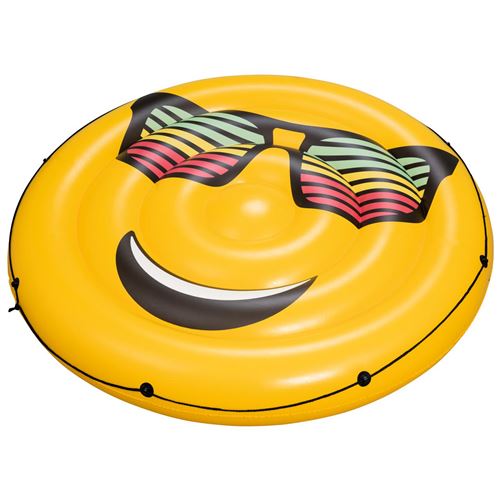 Matelas gonflable plage piscine Bestway Lounge smiley 1.88m Jaune taille : UNI réf : 0