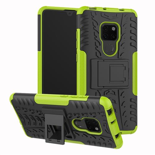 Coque en TPU cool pneu hybride vert pour votre Huawei Mate 20