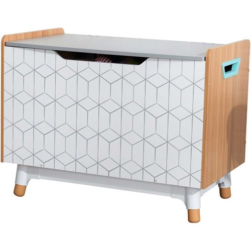 Kidkraft - Coffre à jouets en bois Mid Century