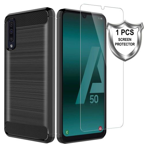Housse coque pour Samung Galaxy A50 avec Verre trempé protection écran