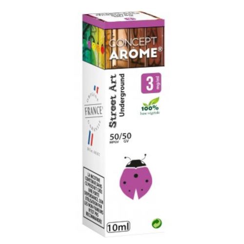 Conceptarôme - E-liquide Mixte Prenium – Underground 3 mg.