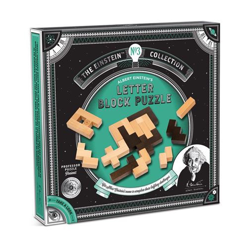Casse-tête LETTER BLOCK EINSTEIN N3 PROFESSOR PUZZLE Multicolore