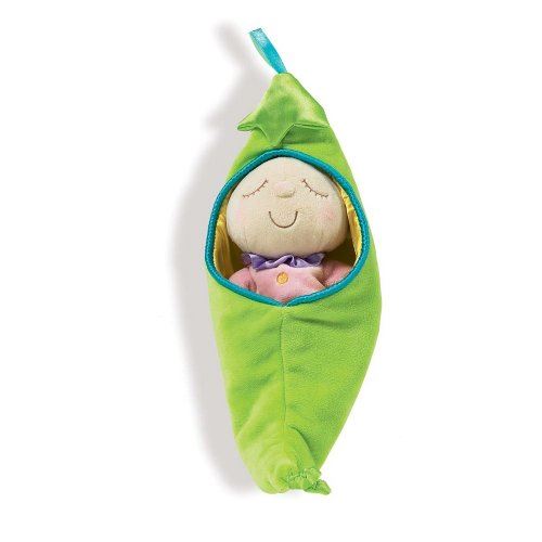 Première poupée avec pois moelleux Manhattan Toy Snuggle Pod pour 6 mois et plus