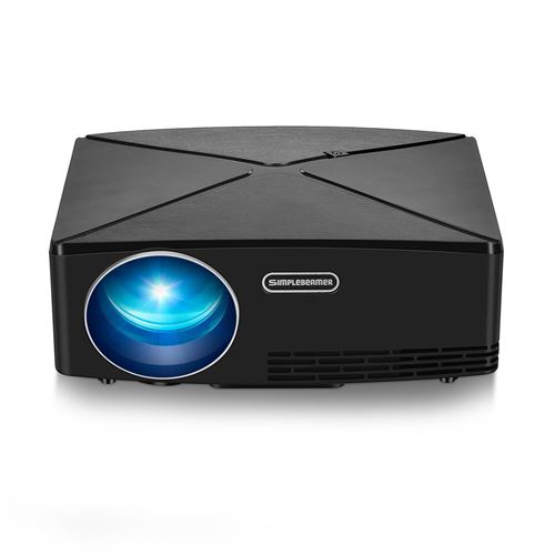 Projecteur LCD AUN C80 Résolution 2200 Lumens HD VGA USB Bureau LED Home Cinéma