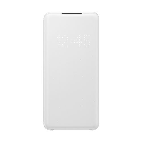 Samsung LED View Cover EF-NG980 - Flip cover voor mobiele telefoon - wit - voor Galaxy S20, S20 5G