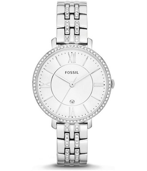 Montre Femme Fossil Jacqueline ES3545 Bracelet en acier argenté