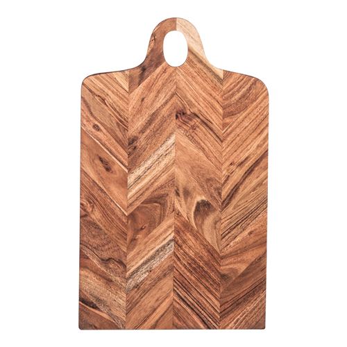 Non Communiqué Marron Planche À Découper Chevron 50X30 Cm - Table Passion - Bois