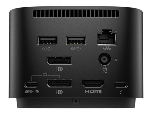 HP Thunderbolt Dock G4 - Station d'accueil - USB-C / Thunderbolt 4 - HDMI, 2 x DP, Thunderbolt, USB-C - 1GbE, 2.5GbE - 280 Watt - avec câble combiné - Royaume-Uni