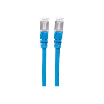 Intellinet Network Patch Cable, Cat6A, 5m, Blue, Copper, S/FTP, LSOH / LSZH, PVC, RJ45, Gold Plated Contacts, Snagless, Booted, Lifetime Warranty, Polybag - Cordon de raccordement - RJ-45 (M) pour RJ-45 (M) - 5 m - SFTP - CAT 6a - IEEE 802.3af - démarré - 1