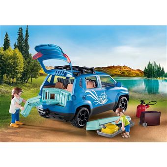 famille avec voiture et caravane - family Fun - Playmobil - Achat & prix