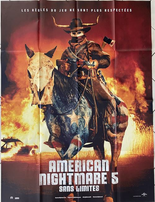 American Nightmare 5, Sans limites - 2021 - Ana de la Reguera - 116x158cm - Affiche de cinéma originale pliée