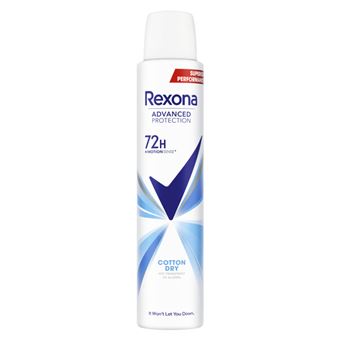 Rexona Déodorant Femme Ato Cotton Dry 72h Anti-Transpirant 200ml - 1