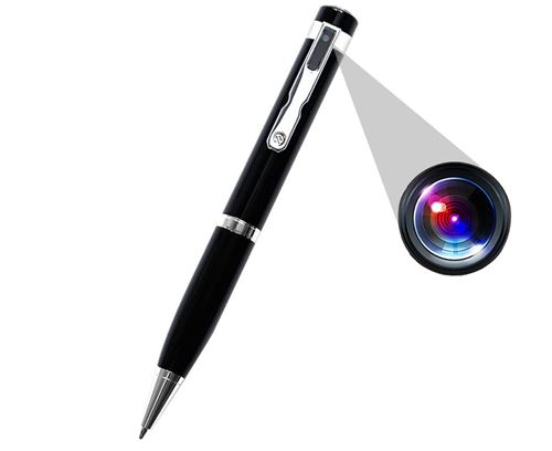 Yonis Noir/Argent Stylo Caméra Espion Hd 1080P Appareil Photo Et Son Carte Sd 32 Go Et - Image 2