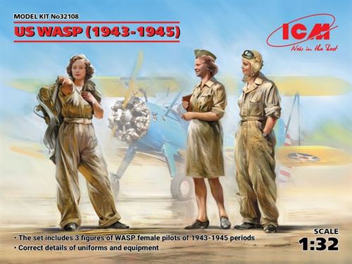 Non Communiqué Us Wasp (1943-1945) (3 Figures) - 1:32E - Icm