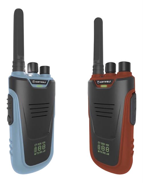 Kidywolf talkies-walkies kidytalk bleu/rouge