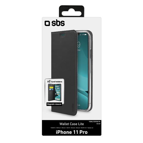 Etui de protection Wallet Lite pour iPhone 11 Pro - SBS