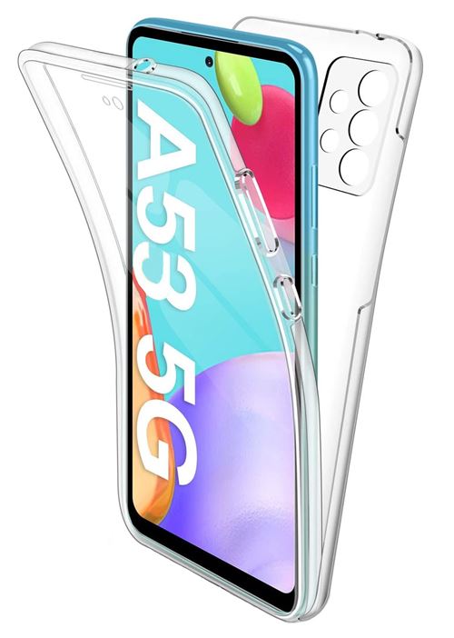 Coque Galaxy A53 5G, Coque Samsung Galaxy A53 5G avec [Lot de 2] Protecteur  d'écran en Verre Trempé, FFIY Coque de Téléphone Mince Antichoc avec  Béquille Invisible pour Galaxy A53 5G, Rouge 