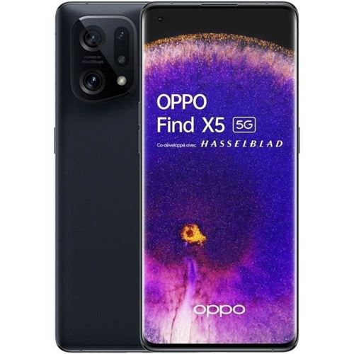 Smartphone OPPO Find X5 256Go 5G Noir 2022 État correct - N/A reconditionné disponible sur Fnac