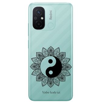 Coque Transparente Avec Bordure Noire Pour Xiaomi Redmi 12C - TPU Anti-choc, Neuve