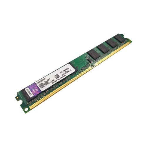 Barrette Mémoire 1Go RAM DDR2 Kingston KTH-XW4300/1G Low DIMM PC2-6400U 1Rx8