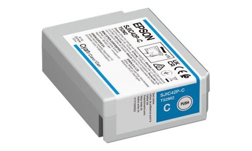 Epson SJIC42P-C - 50 ml - cyan - original - cartouche d'encre - pour ColorWorks CW-C4000E (BK), CW-C4000E (MK)