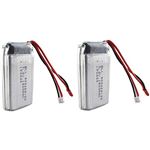 YUNIQUE GREEN-CLEAN-POWER - Batterie Lipo Rechargeable 3.7V 780mAh pour Drone | Compatible avec Wltoys V636 V686, JJRC V686 | Performances Optimisées | 58 x 33,5 x 12 mm | Bleu