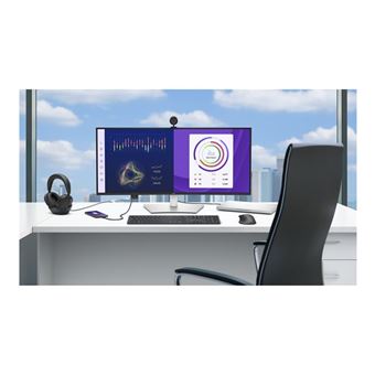 Dell Pro 34 Plus USB-C Hub Monitor P3425WE - Écran LED - incurvé - 34.1" - 3440 x 1440 UWQHD @ 100 Hz - IPS - 350 cd/m² - 1500:1 - 5 ms - HDMI, DisplayPort, USB-C - BTO - avec 3 ans de service matériel de base avec Advanced Exchange après diagnostic