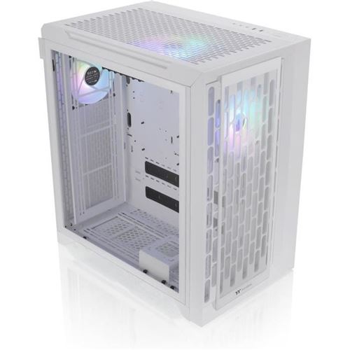 Non Communiqué Blanc Boîtier Pc Mid-Tower Thermaltake Cte C700 Tg Argb Snow E-Atx 3X140mm