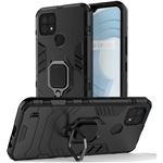 Coque Silicone Ultra Slim + Verre Trempé Pour Realme C25Y C21Y - Noir Mat, Protection Complète, Neuf Avec Garantie