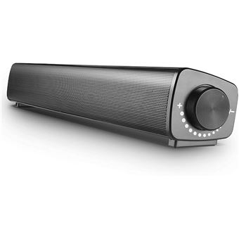 mini Barre de Son Portable Stéréo Filaire 6W noir vendos85 - 1