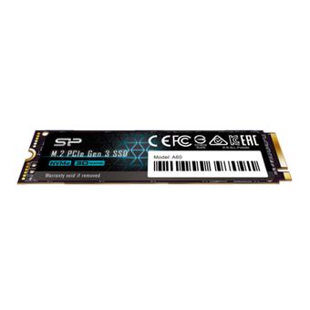 SILICON POWER P34A60 - SSD - 512 Go - interne - M.2 2280 - PCIe 3.0 x4 (NVMe) - 1