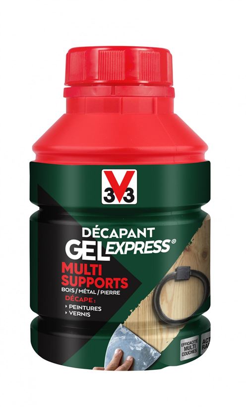 Non Communiqué Décapant Multisupport V33 Gel Express, 0.25 L