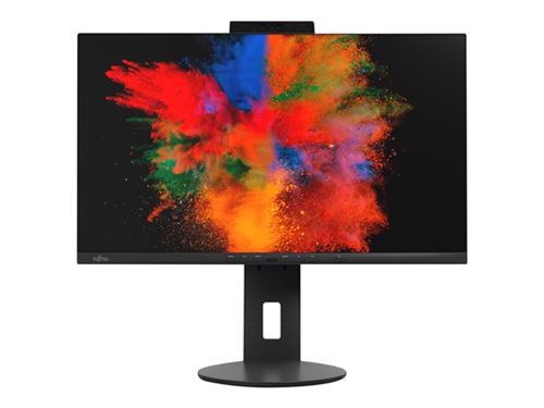 Fujitsu P2410 TS CAM - Écran LED - 23.8 - 1920 x 1080 Full HD (1080p) - IPS - 250 cd/m² - 1000:1 - 5 ms - HDMI, 2xDisplayPort, USB-C - haut-parleurs - noir mat