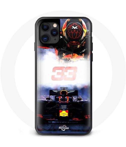 Coque iphone 12 verstappen Formula 1 Noir Maniacase