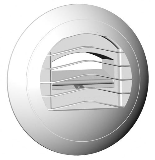 GENERIQUE - Bouche d'extraction PVC - Diamètre 125 mm - Barj 45/135 - Image 3