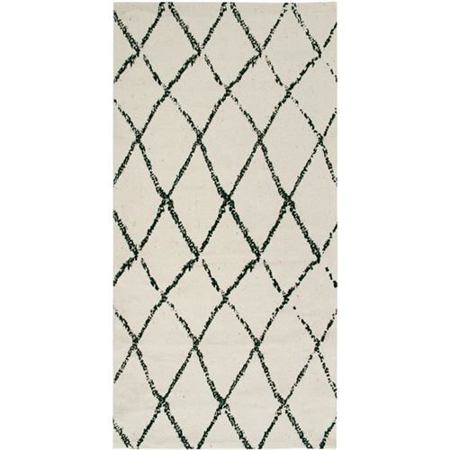 Tapis Berbere Losange - 60 x 120 cm - Naturel